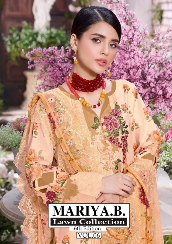 Mariya B Original Lawn Vol-6 Lawn Cotton Designer Dress Material